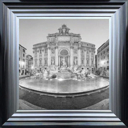 Trevi Fountain, Rome - Black and White