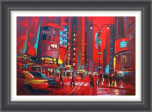 New York in Red by Phil Wilson