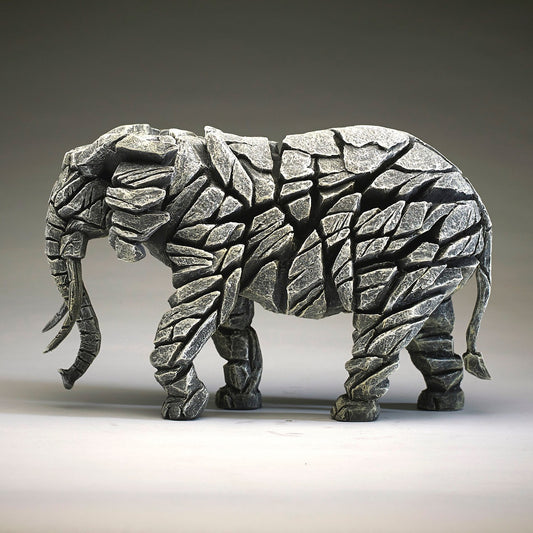 Elephant (White) by Matt Buckley - Edge Sculpture