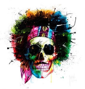 Woodstock Skull by Patrice Murciano