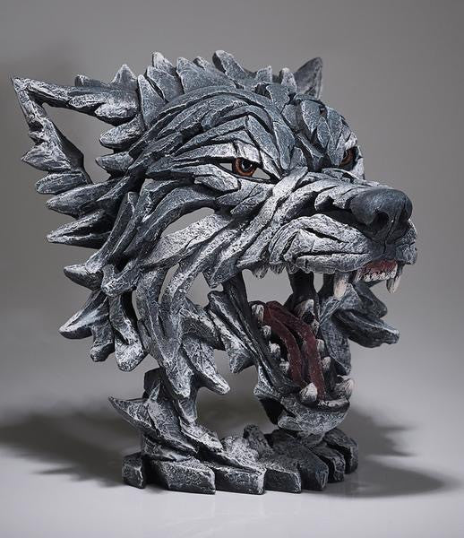 Wolf Bust (Grey) - Edge Sculpture