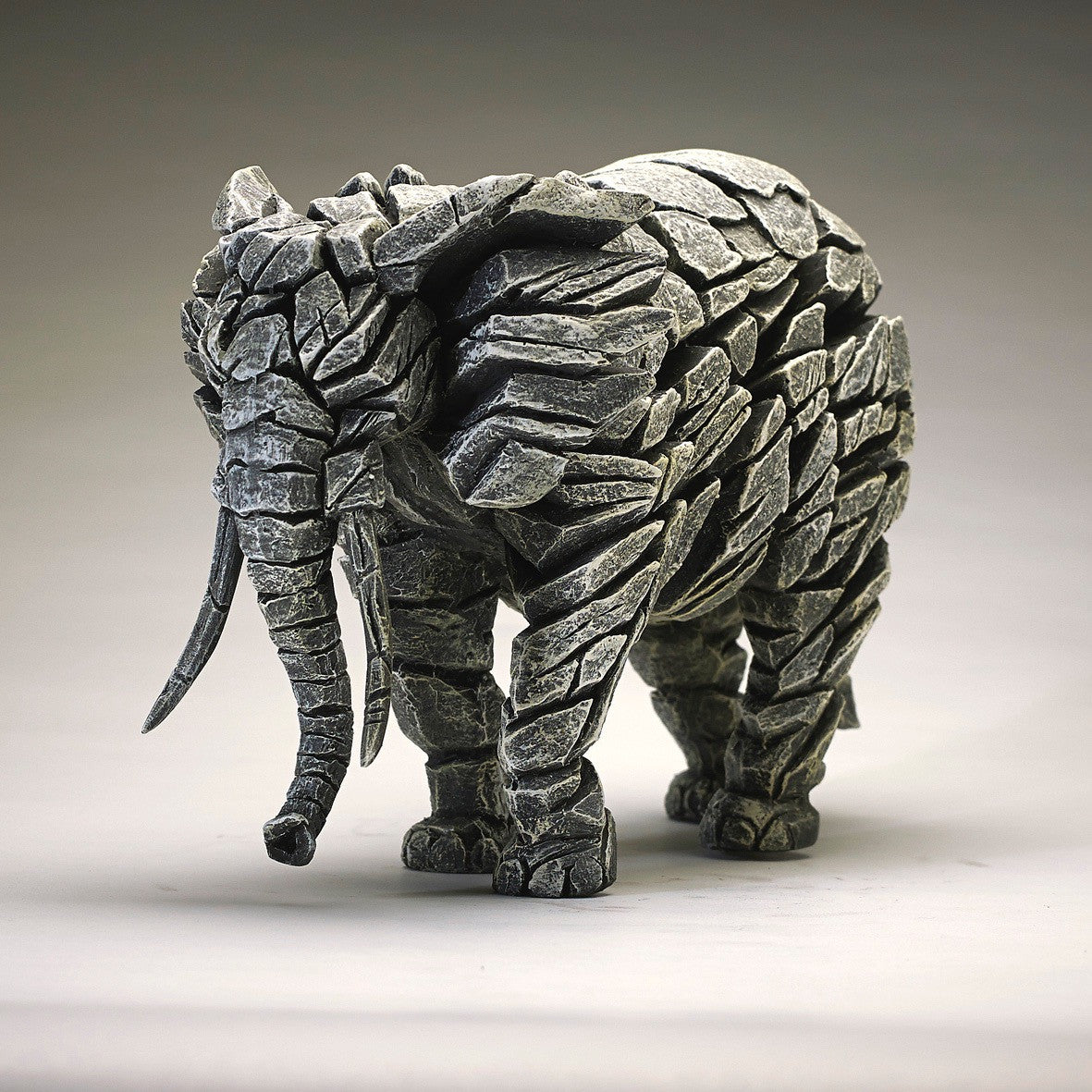 Elephant (White) by Matt Buckley - Edge Sculpture