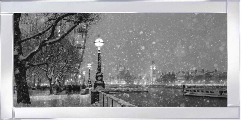 Winter Wonderland, London - Black and White