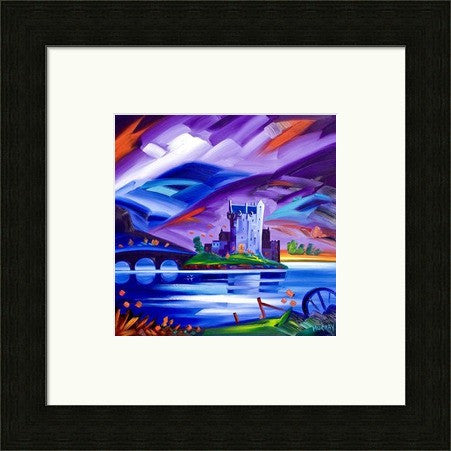 Purple Skies, Eilean Donan Castle by Raymond Murray - Petite
