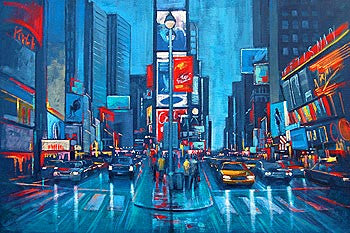 New York in Blue by Phil Wilson