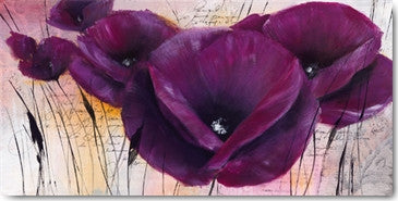 Pavot violet II by Isabelle Zacher-Finet