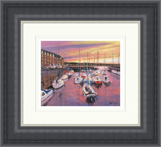Harbour Sunset, North Berwick by James Somerville Lindsay