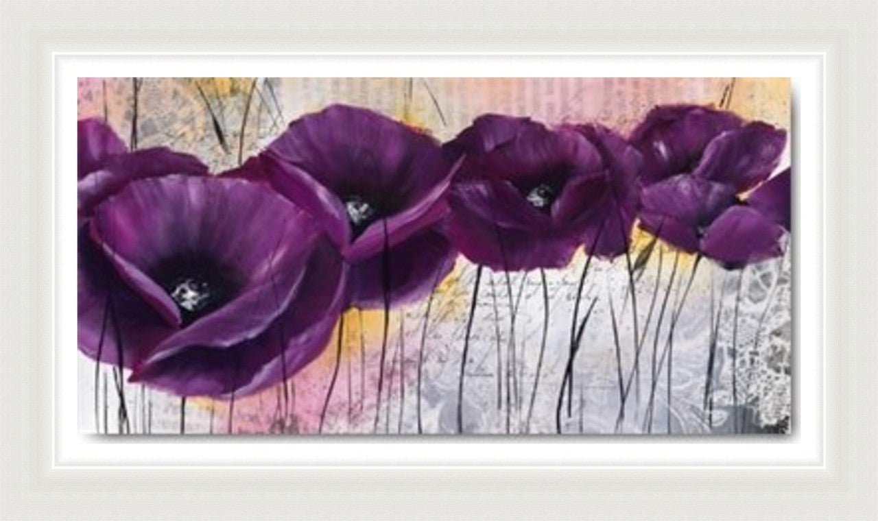 Pavot violet I by Isabelle Zacher-Finet