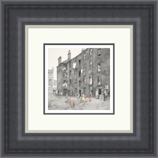 Scottish Memories 2 (The Back Court, Glasgow Tenements)