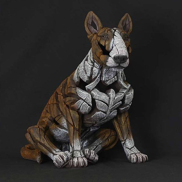 Bull Terrier Brindle - Edge Sculpture