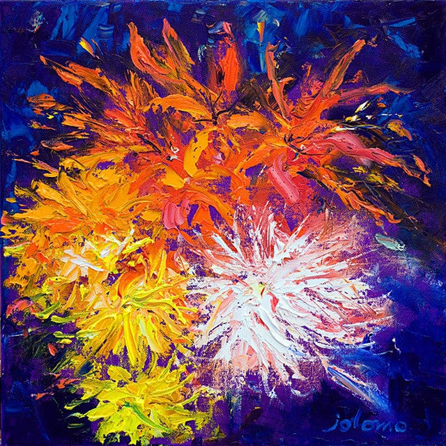 Mixed Blooms and Irises (Limited Edition) By John Lowrie Morrison (Jolomo)