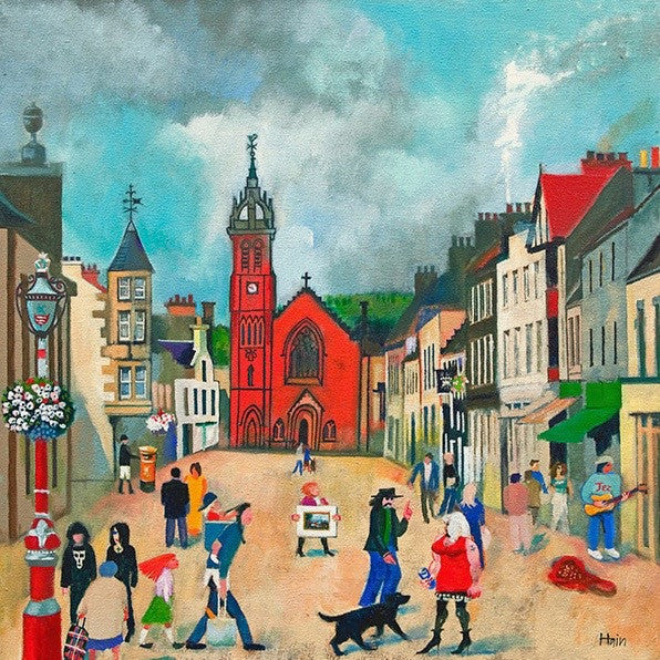 High Street Peebles by Rob Hain