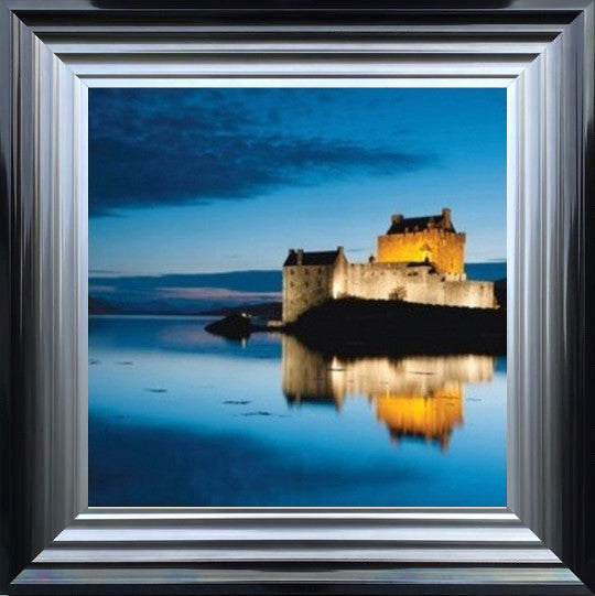 Eilean Donan Castle Night Time Reflections