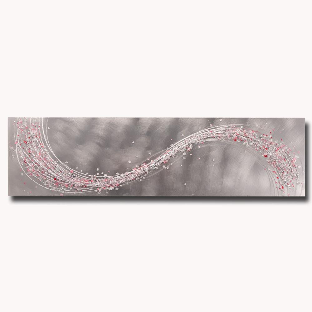 Blush Pink Metal Wall Art by Argento Art