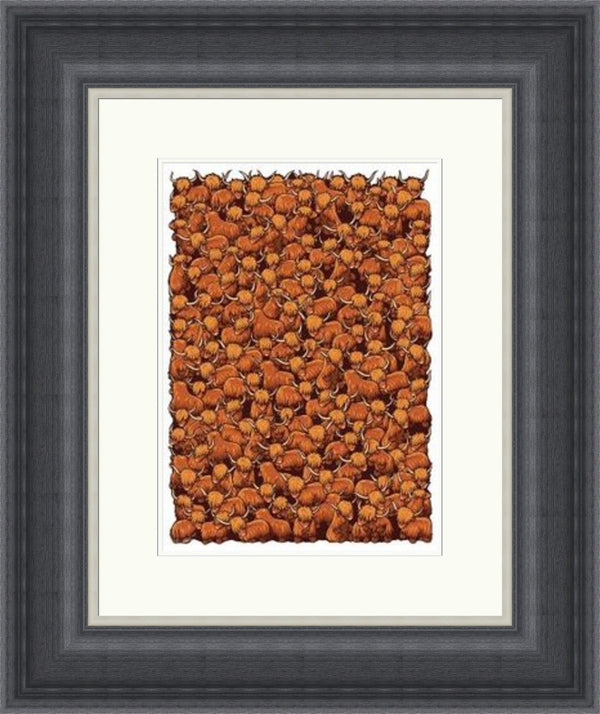 Highland Cows by Garabart