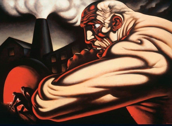Steam and Power by Peter Howson