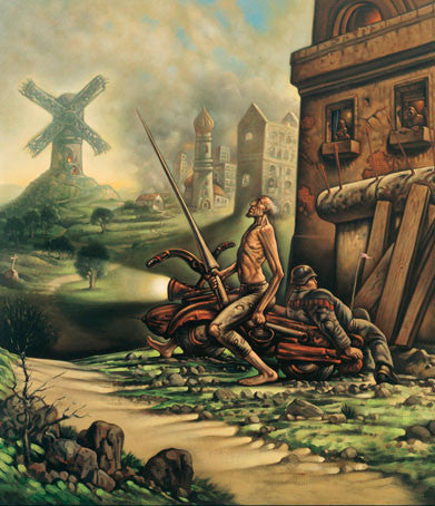 Don Quixote by Peter Howson