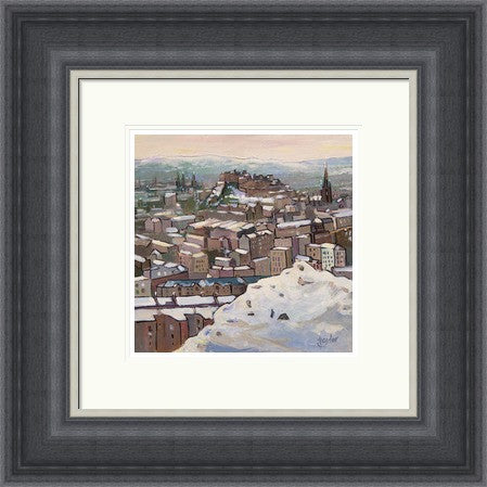 Winters Day, Salisbury Crags by Chris Taylor