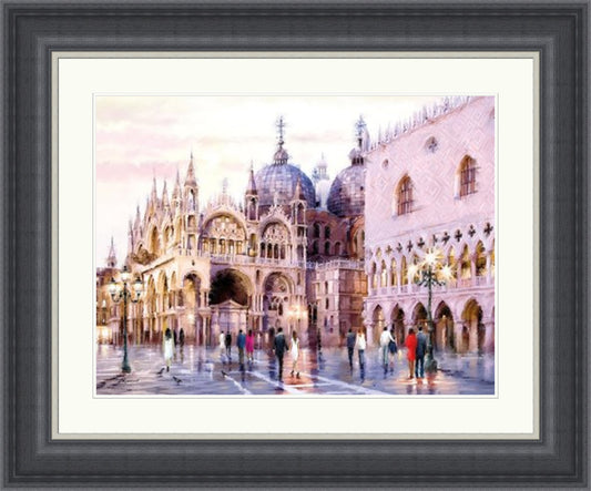 Evening Light on St Marks Square by Richard Macneil