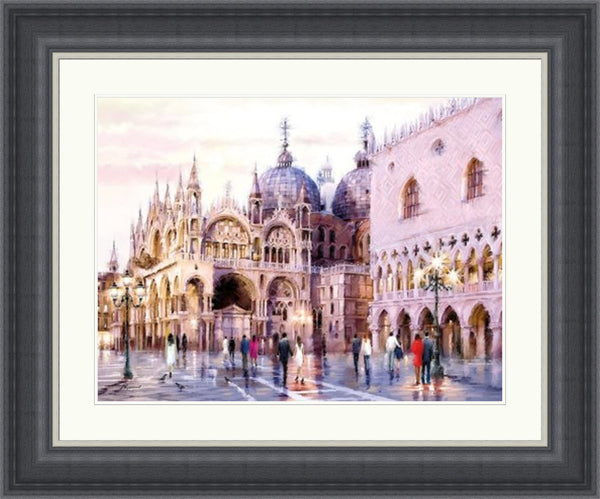 Evening Light on St Marks Square by Richard Macneil