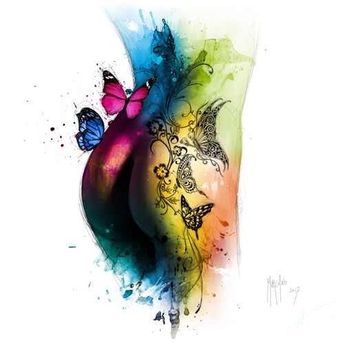Butterfly Tattoo by Patrice Murciano