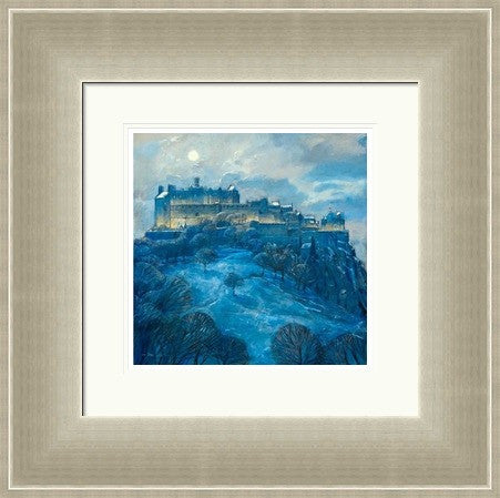 Moonlight over Edinburgh Castle by Bob Lees