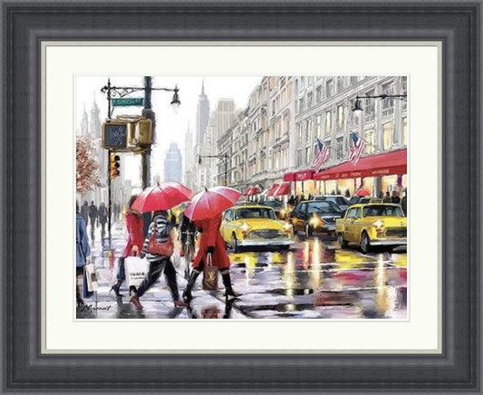 New York Shoppers by Richard MacNeil