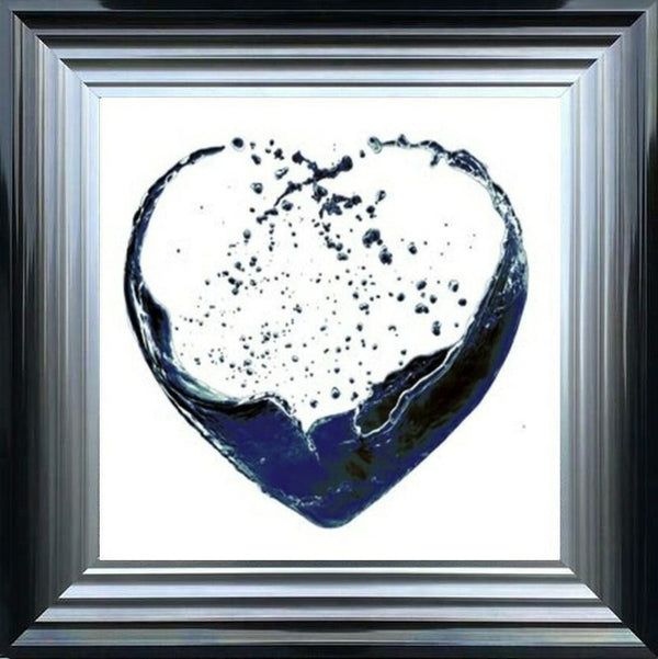 Key To My Heart White and Blue