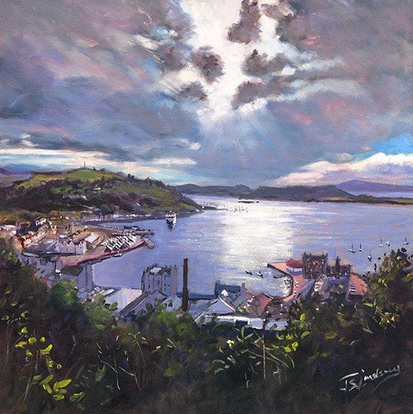 Oban Vista from McCaigs Folly by James Somerville Lindsay