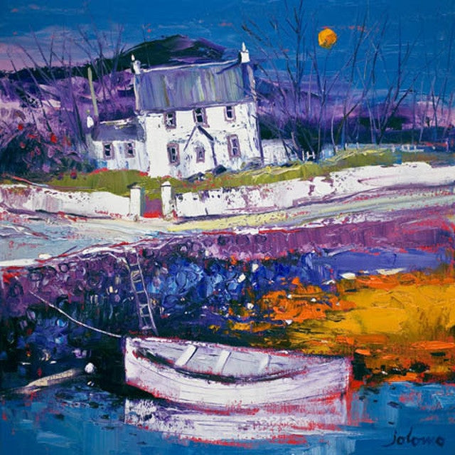 Beached Clinker at Croig (Limited Edition) By John Lowrie Morrison (Jolomo)
