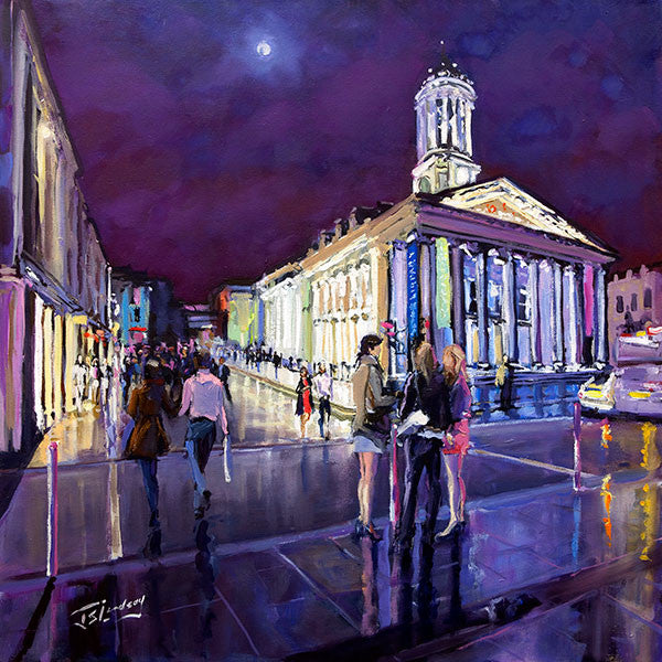 Glasgow Night Out by James Somerville Lindsay - Petite