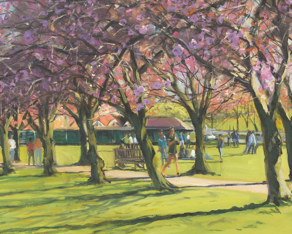 On Coronation Walk, The Meadows by James Somerville Lindsay