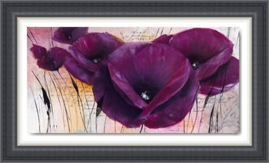 Pavot violet II by Isabelle Zacher-Finet