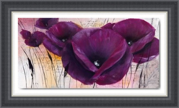 Pavot violet II by Isabelle Zacher-Finet