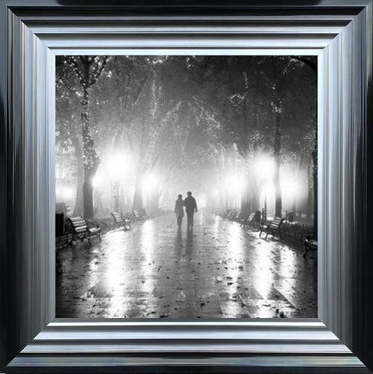 Romantic Walk - Black and White