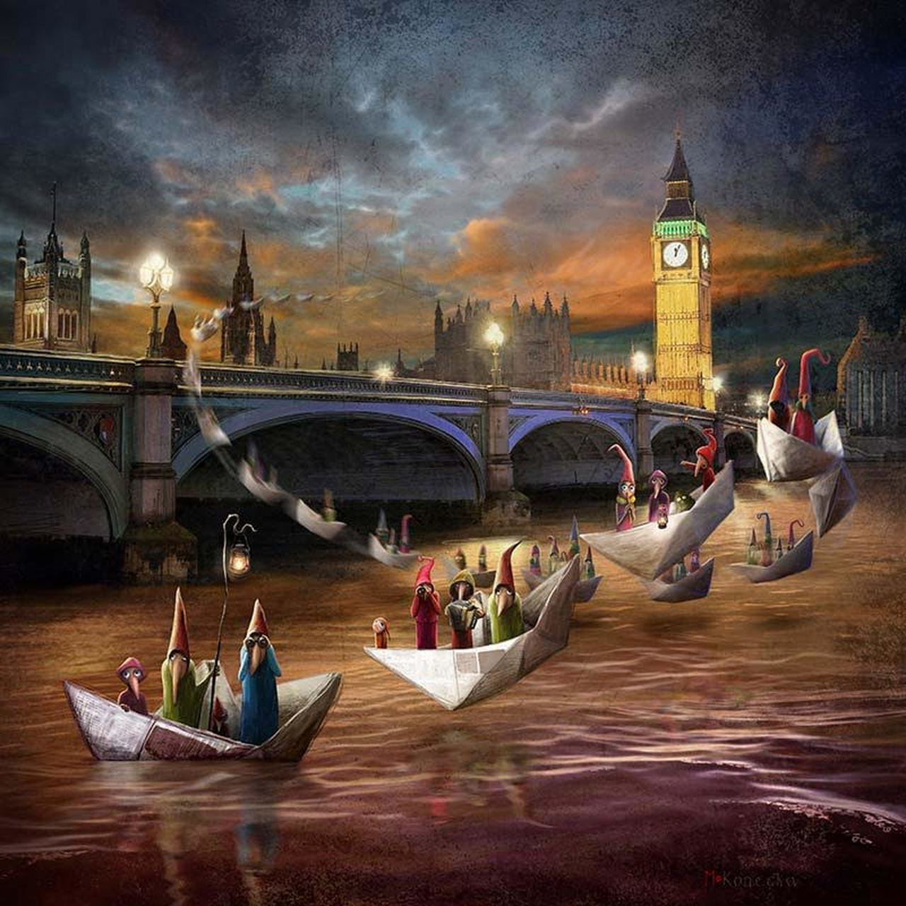 Midnight Tour, London by Matylda Konecka