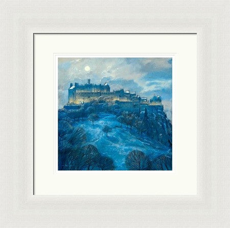 Moonlight over Edinburgh Castle by Bob Lees