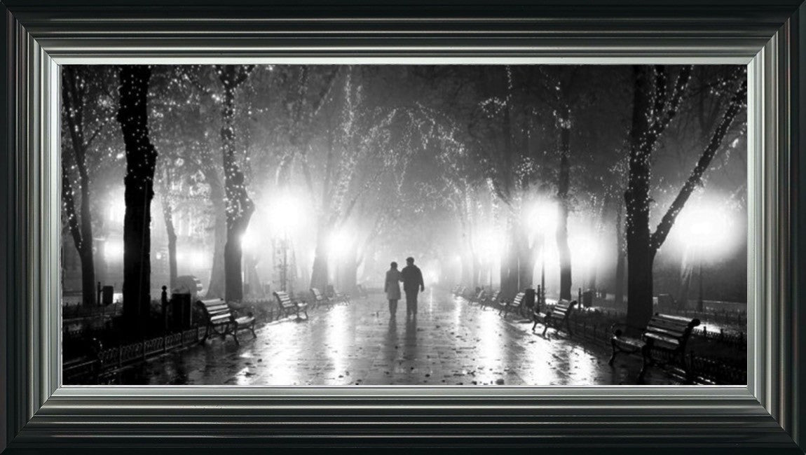Romantic Walk - Black and White