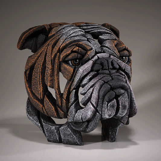 Bulldog Bust fawn - Edge Sculpture