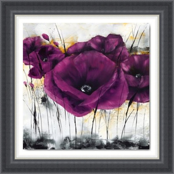 Pavot violet III by Isabelle Zacher-Finet