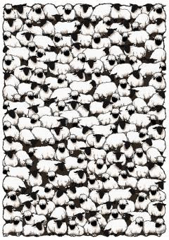 Highland Sheep by Garabart