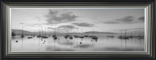 Tranquil Sailing- Black and White