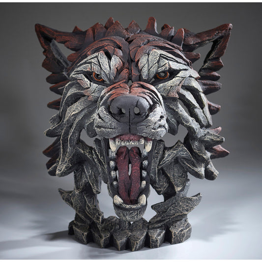 Wolf Bust (Timber) - Edge Sculpture