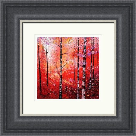 Silver Birches In Autumn by Daniel Campbell