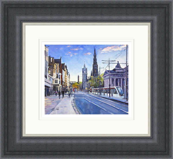 Good Morning, Princes Street by James Somerville Lindsay