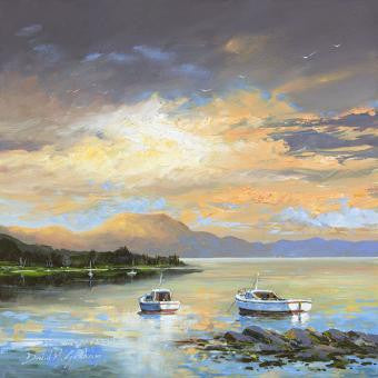 Evening Skies, Isle of Oransay by David M Graham