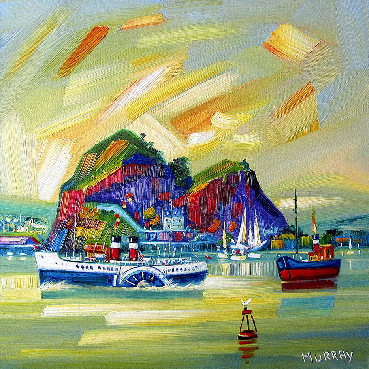 Dumbarton Rock by Raymond Murray