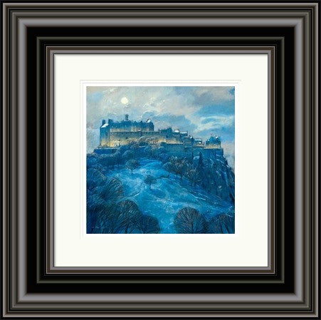 Moonlight over Edinburgh Castle by Bob Lees