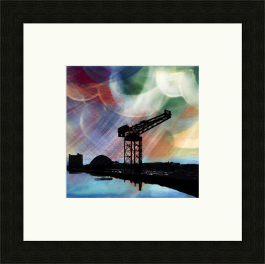 Finnieston Crane - Colourful by Esther Cohen - Petite