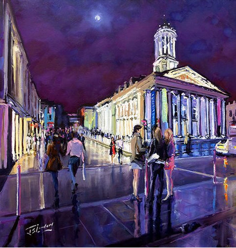 Royal Exchange Square Reflections by James Somerville Lindsay